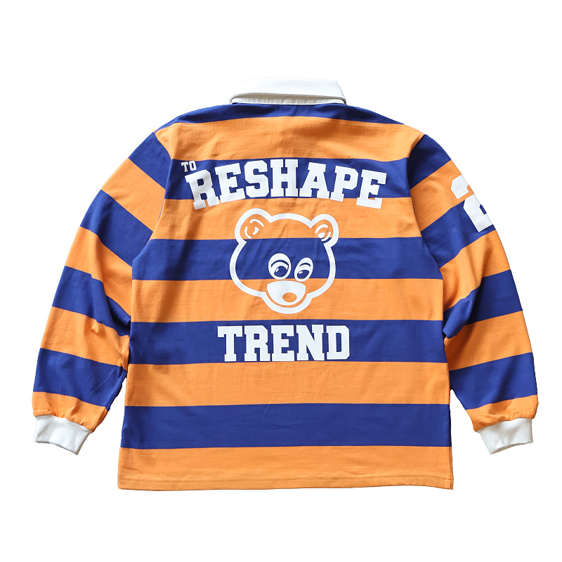 Vintage Stripe Color Blocking Polo 3