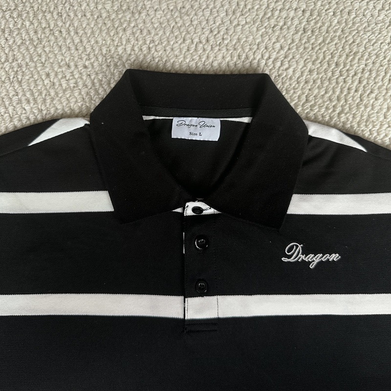 Striped Dragon Embroidery Polo 10