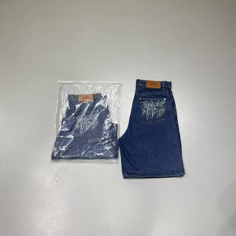 Up In Flames Denim Shorts 6