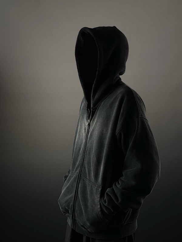 Dragonunion Dirty Fit Zip Hoodie Black 9