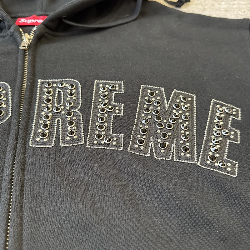 Supreme Bb Simon Zip Up Hoodie Black 6