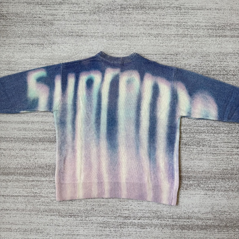 Supreme Blurred Logo Sweater 10