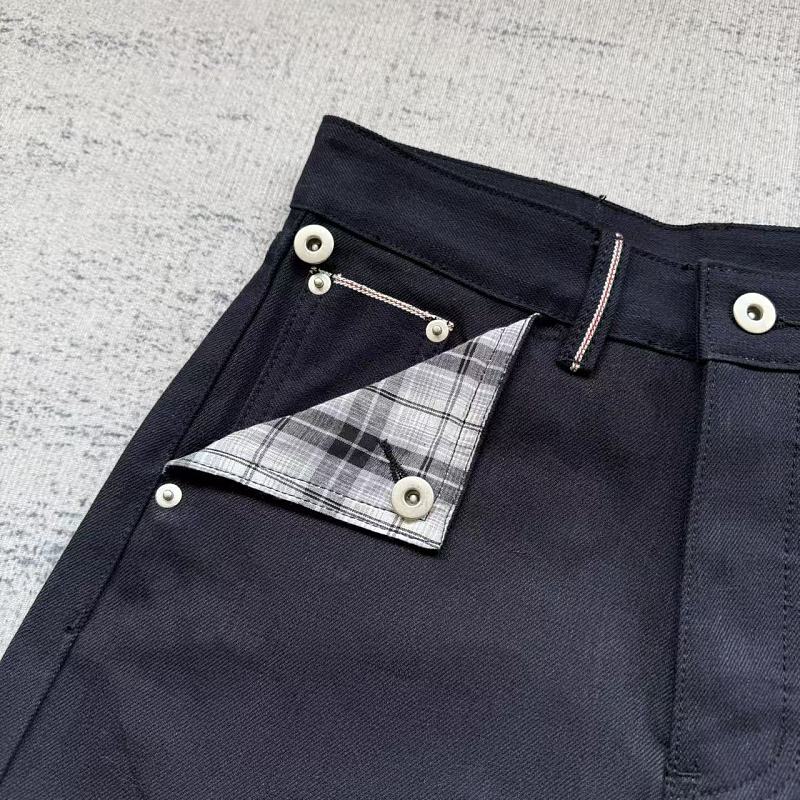 Fyredwrld Plaid Fabric Selvedge Jeans 6