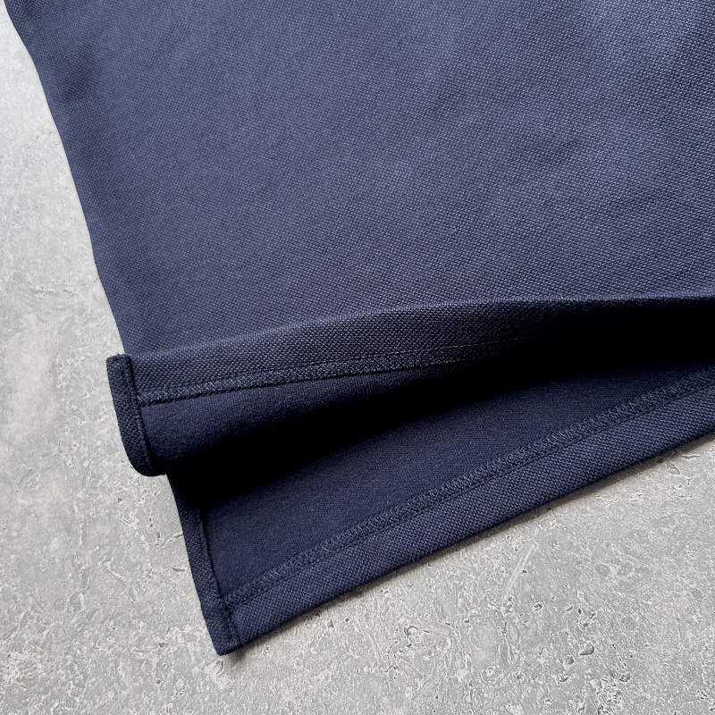 Boxy Dragon Embroidery Polo - Indigo 9
