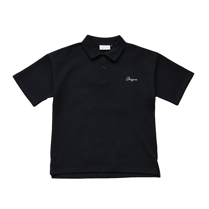 Boxy Dragon Embroidery Polo 3