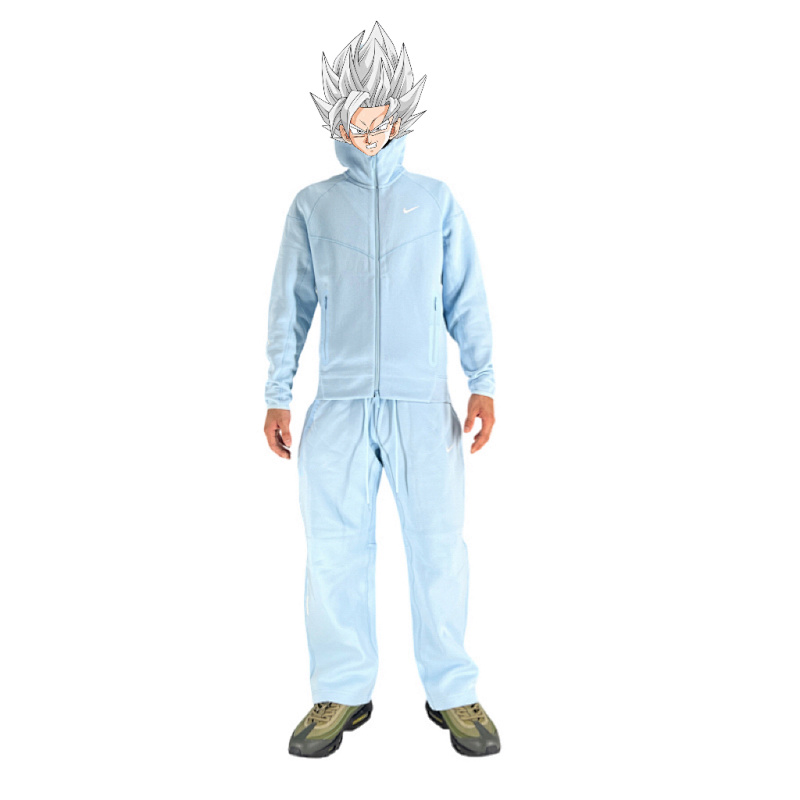 Nike Nocta Tech Fleece Tracksuit Baby Blue 7