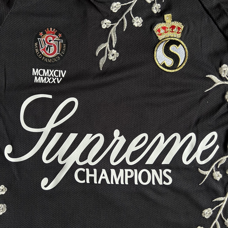 Supreme Flowers Football Jersey White 12