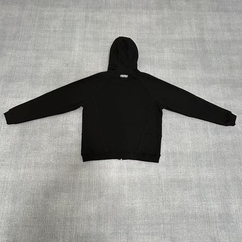 Upinflames Black Hoodie Set 7