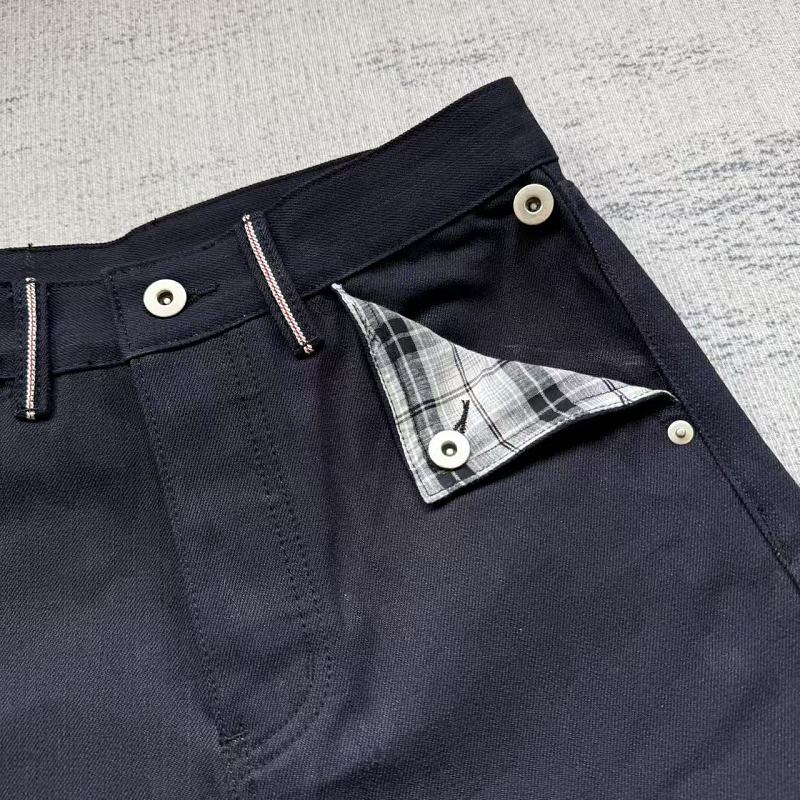 Fyredwrld Plaid Fabric Selvedge Jeans 5