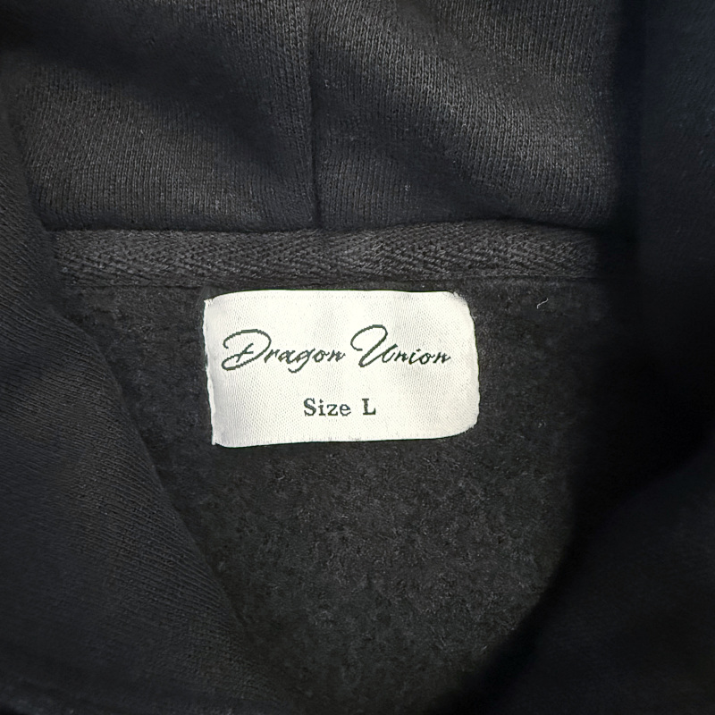 Dragonunion Dirty Fit Zip Hoodie Black 7