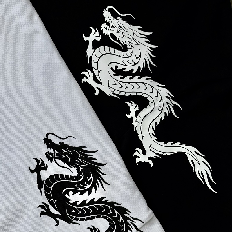 Dragon Soaring Shoulder Span Ls Tee - Black 11