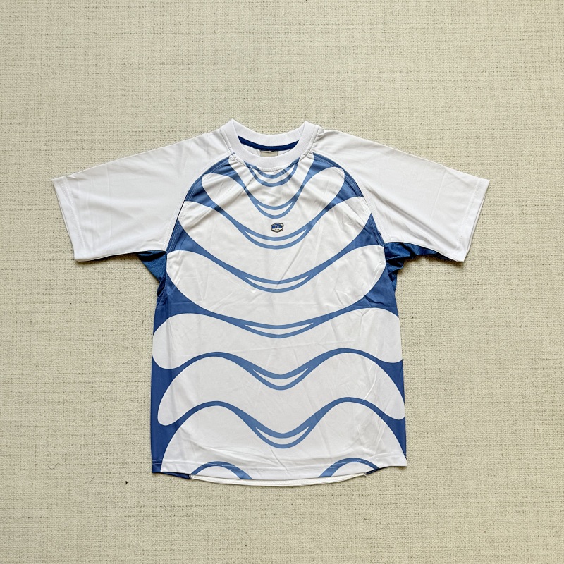 Nk TN Jersey White And Blue Stripes 3