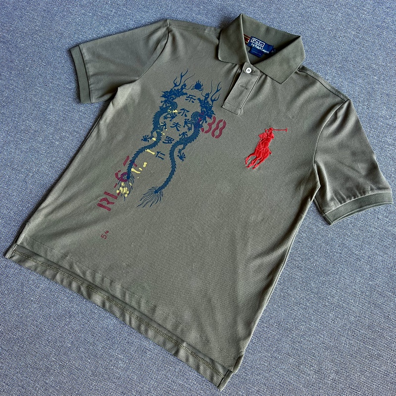 Ralph Lauren Greeen Polo Vintage Shirt 12