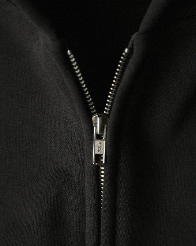 Mobius Charcoal Zip Up Hoodie 4