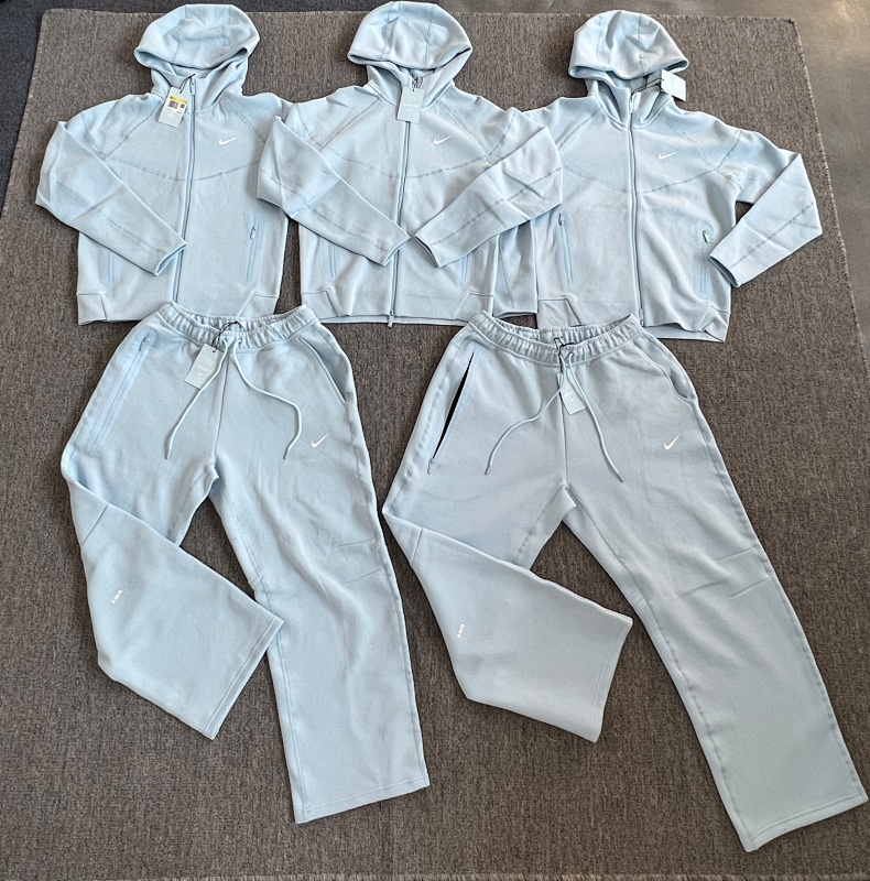 Nike Nocta Tech Fleece Tracksuit Baby Blue 2
