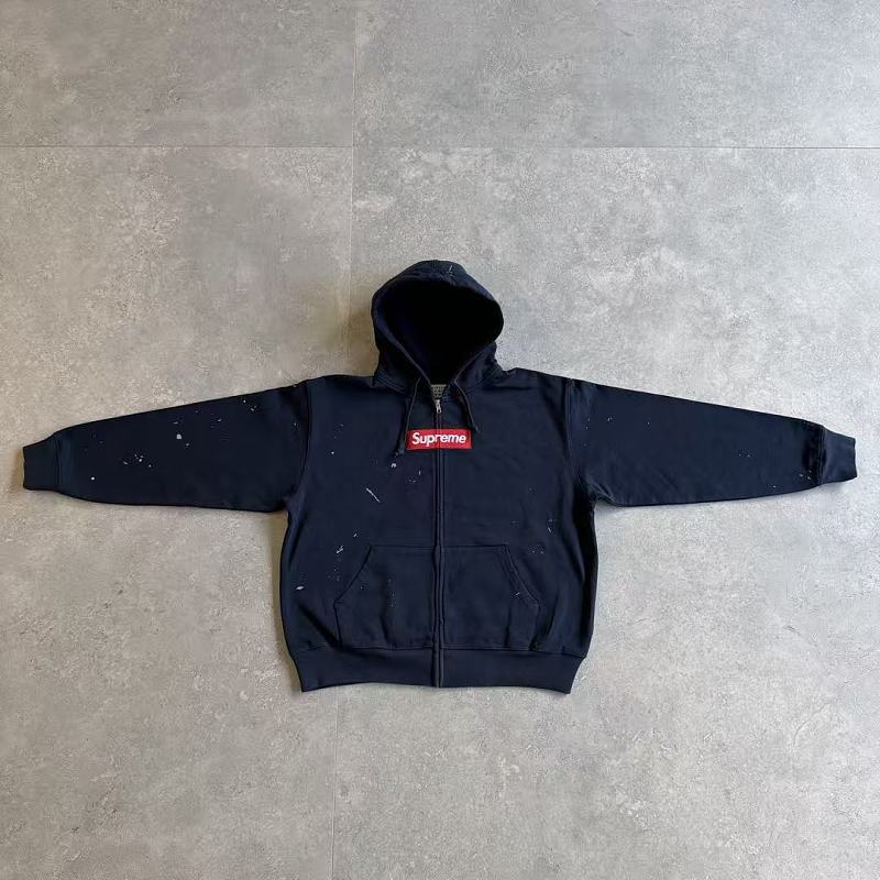 Supreme MM6 Zip Up Hoodie Best Baby Blue ! 9