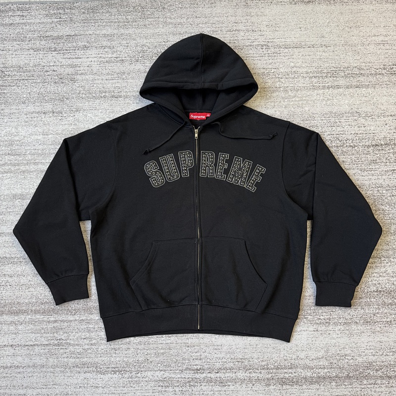 Supreme Bb Simon Zip Up Hoodie Black 3