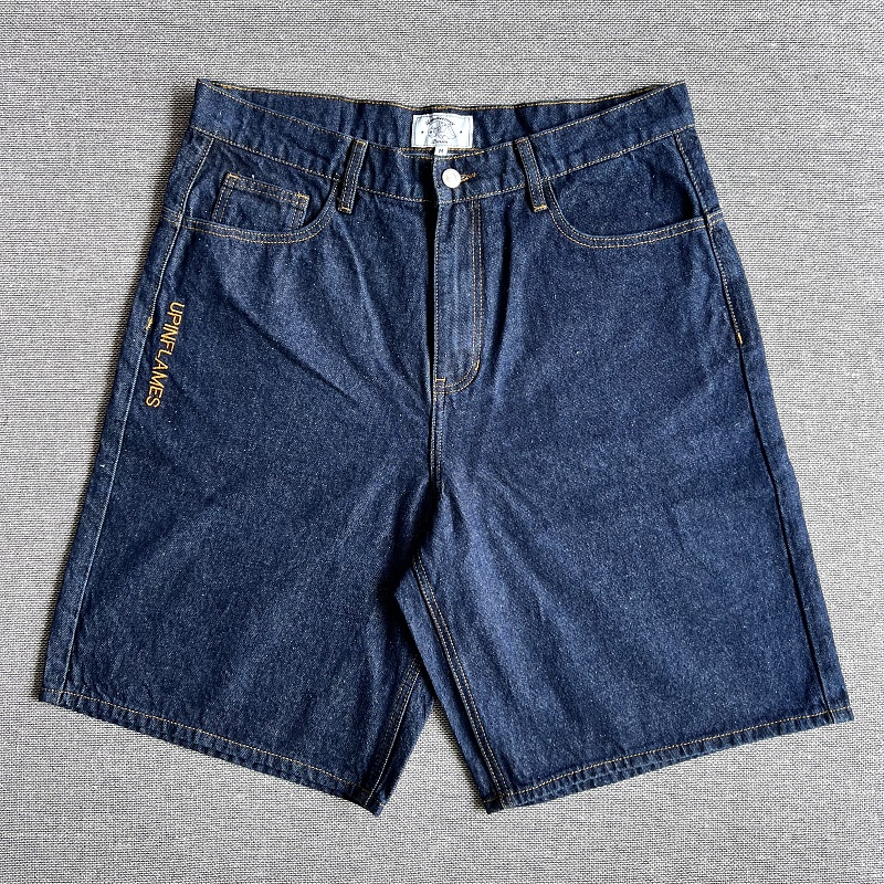 Up Short Logo Jorts - Indigo 3
