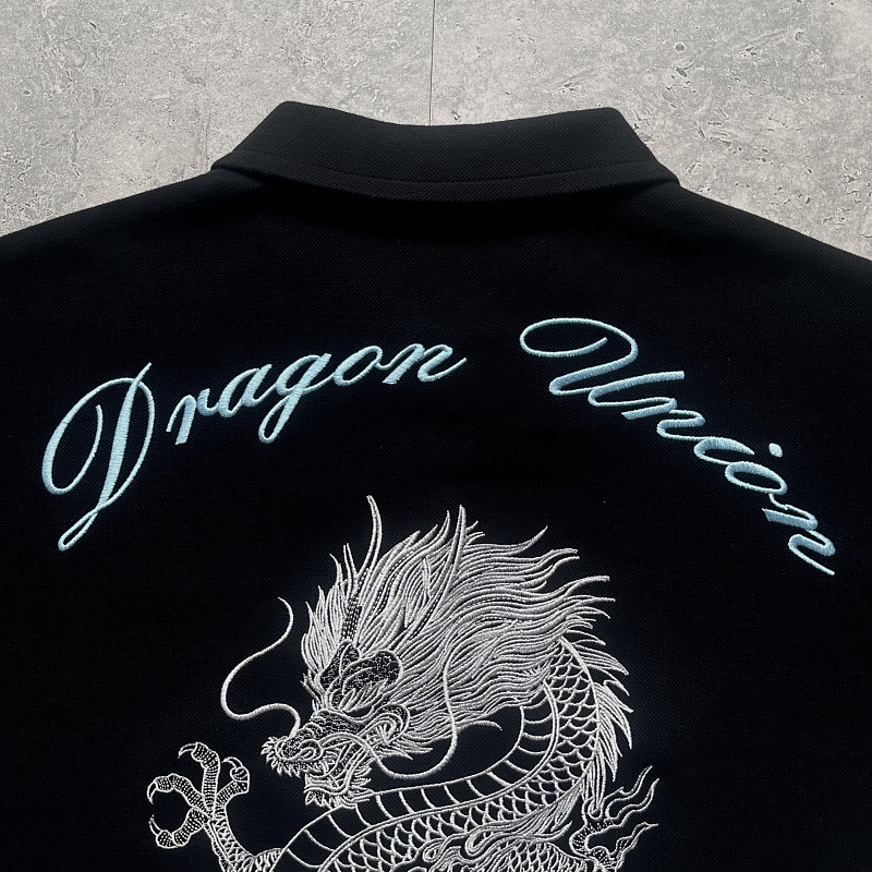 Boxy Dragon Embroidery Polo 5