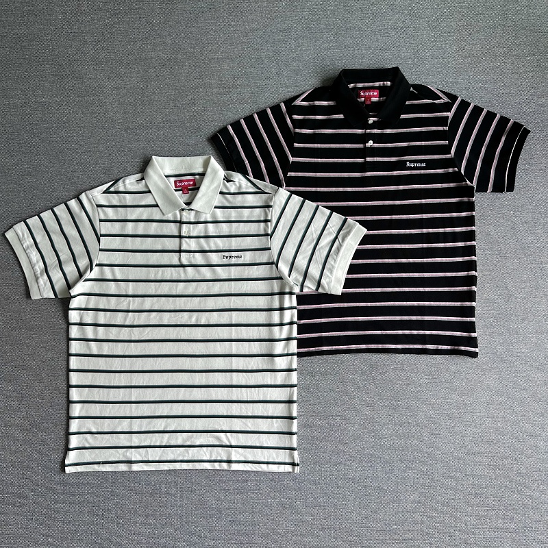 Supreme Week3 Washed Stripe Polo