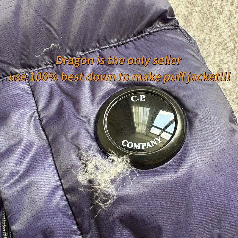 Blue Cp Dd Shell Puff Jacket Goose Down 3