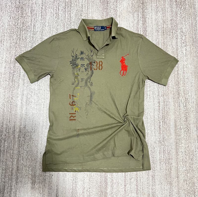 Polo Ralph Lauren Polo Shirt Green Asia Dragon 4