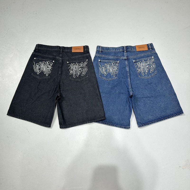 Up In Flames Denim Shorts 4