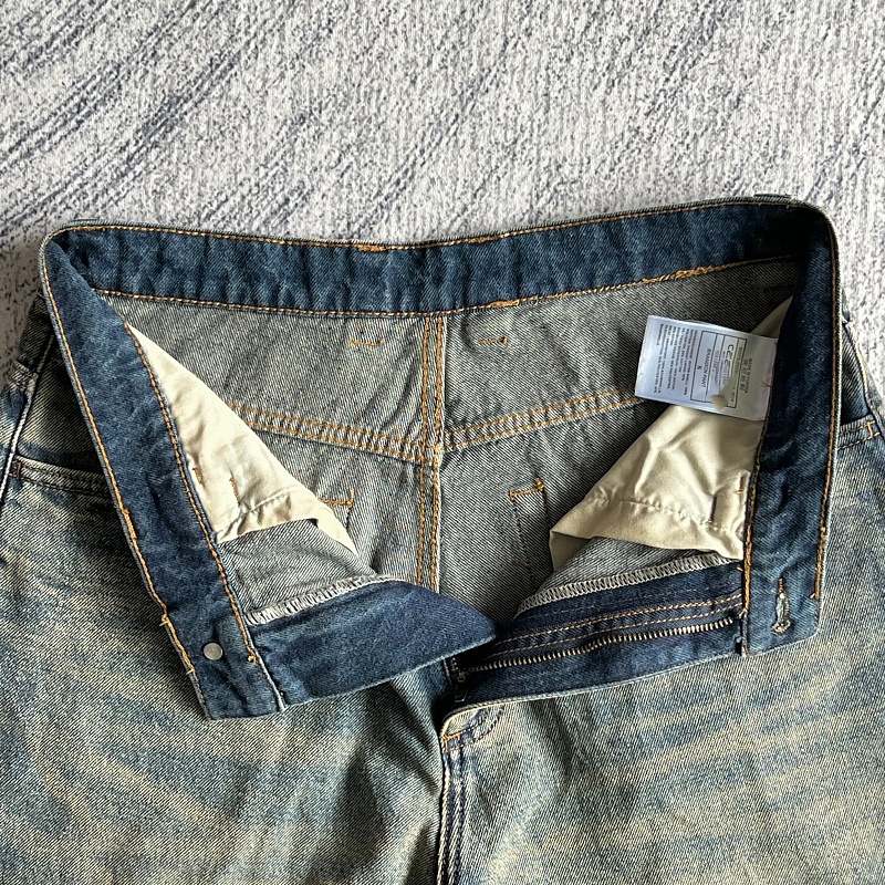 Carhartt Distressed Vintage Washed Blue Jeans 7