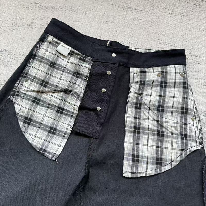 Fyredwrld Plaid Fabric Selvedge Jeans 8