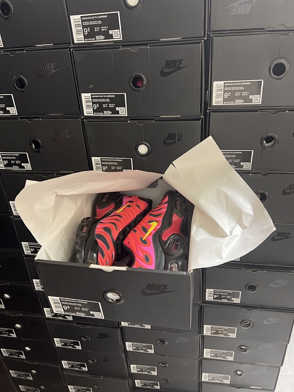Supreme Nike TN Shoes Red 2