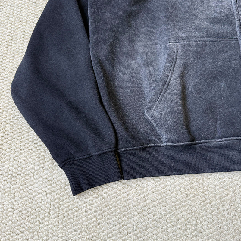 Dragonunion Dirty Fit Zip Hoodie Black 6