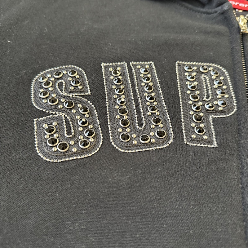 Supreme Bb Simon Zip Up Hoodie Black 5