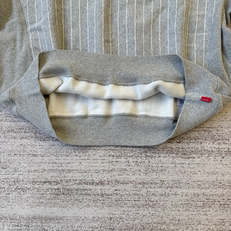 Supreme Striped Crew Neck Sweatshirt 10