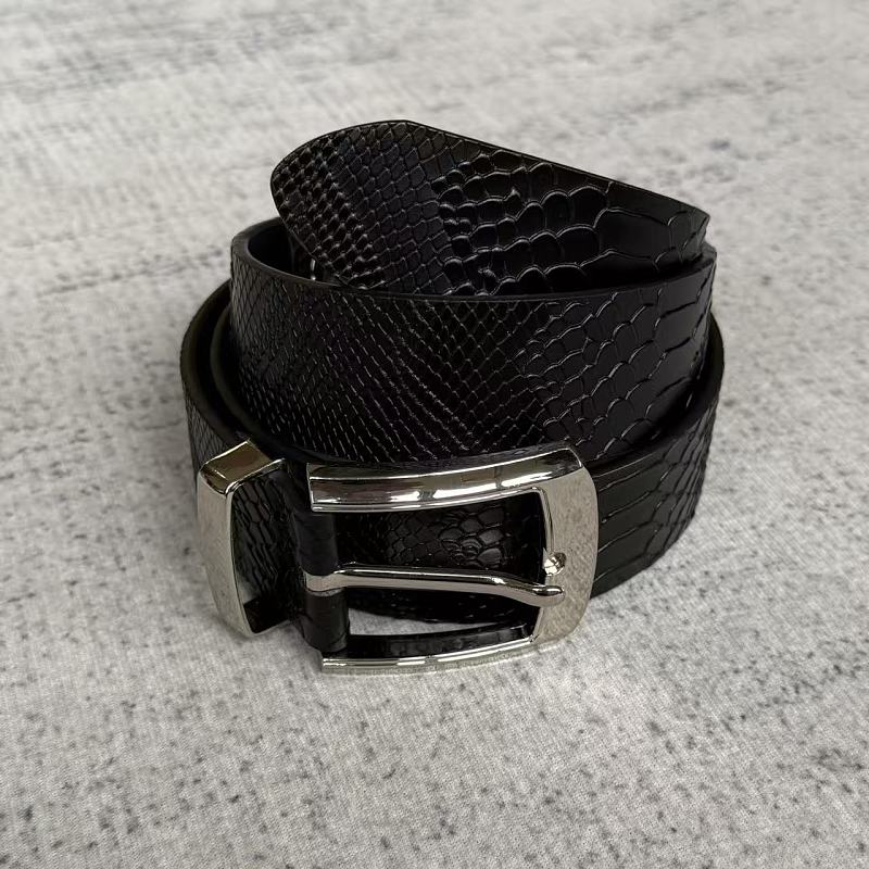 V*rock Snake Skin Leather Belt 4
