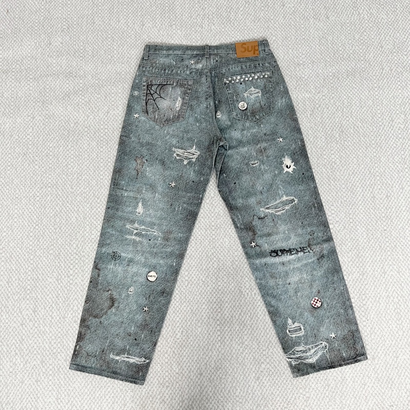 Supreme Hjr Trompe L'oeil Loose Fit Jeans 8