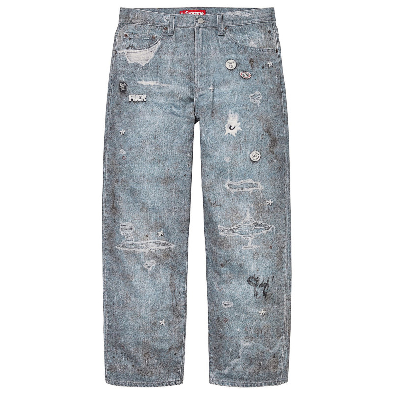 Supreme Hjr Trompe L'oeil Loose Fit Jeans 12