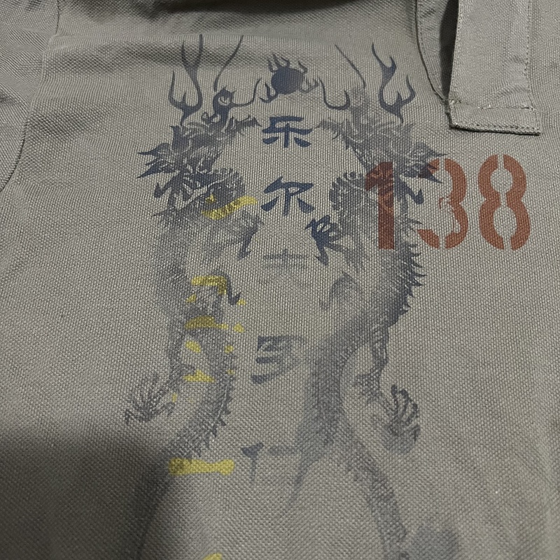 Polo Ralph Lauren Polo Shirt Green Asia Dragon 10