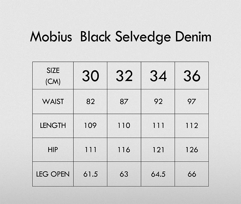 Mobius Black Selvedge Denim 2