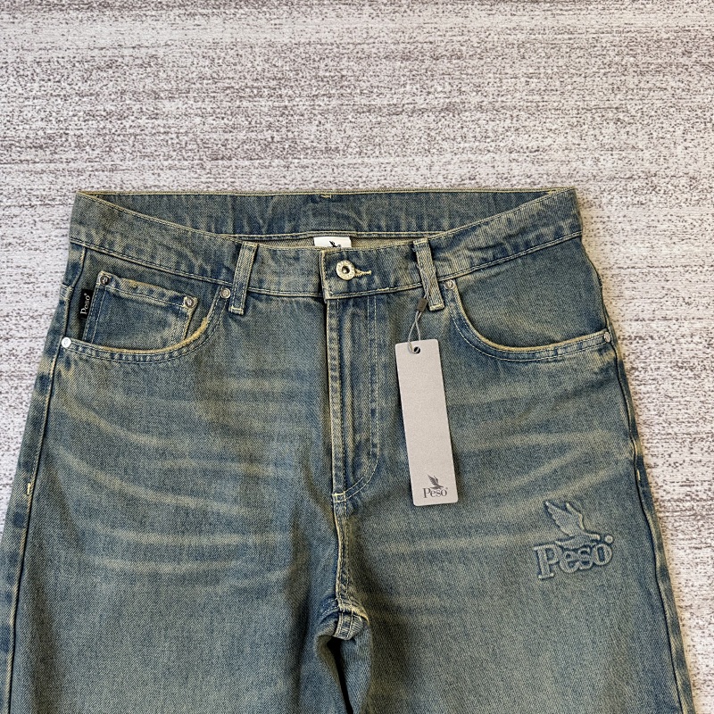 Peso Stone Wash Baggy Jeans 5