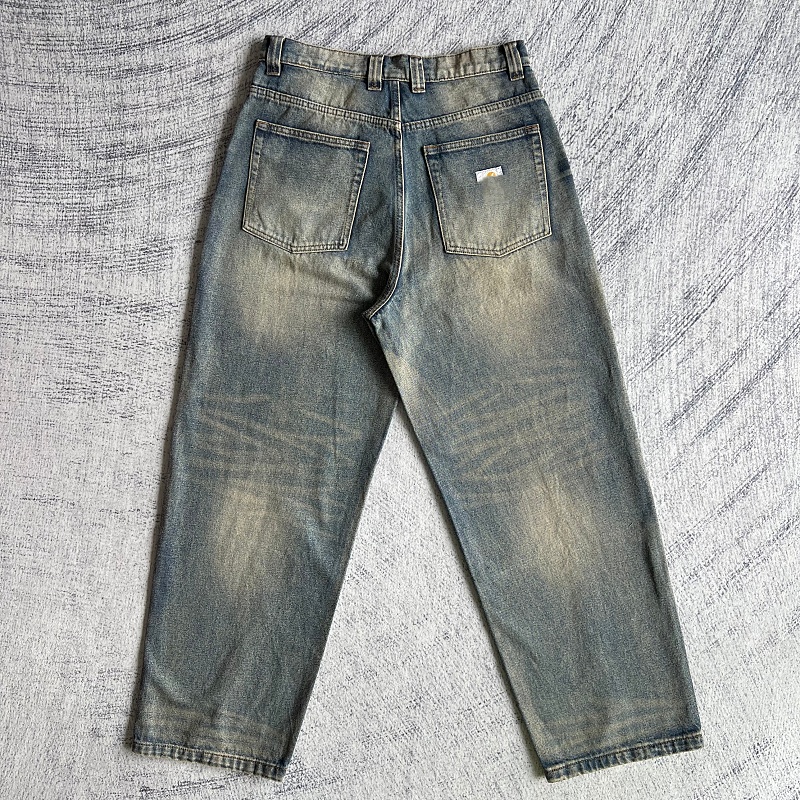 Carhartt Distressed Vintage Washed Blue Jeans 5