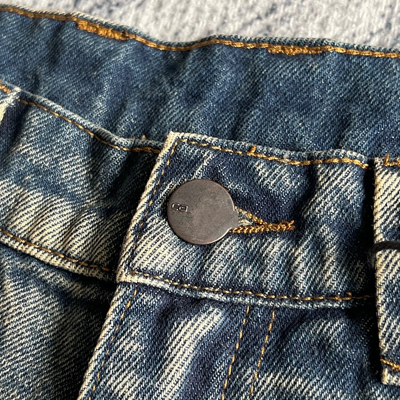 Carhartt Distressed Vintage Washed Blue Jeans 9