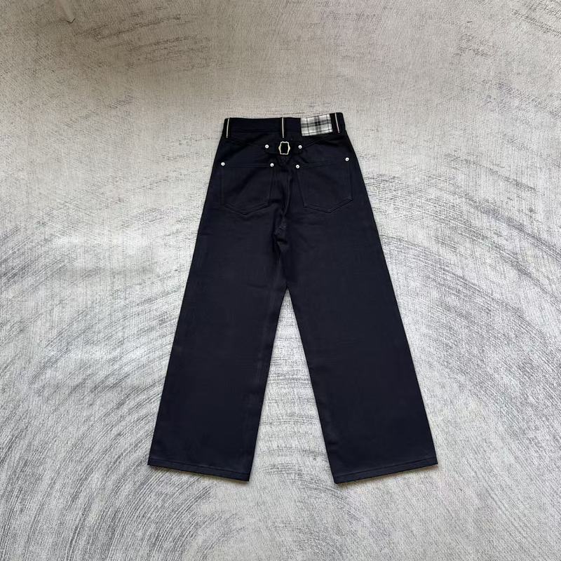 Fyredwrld Plaid Fabric Selvedge Jeans 12