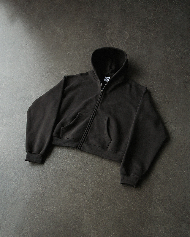 Mobius Charcoal Zip Up Hoodie 5