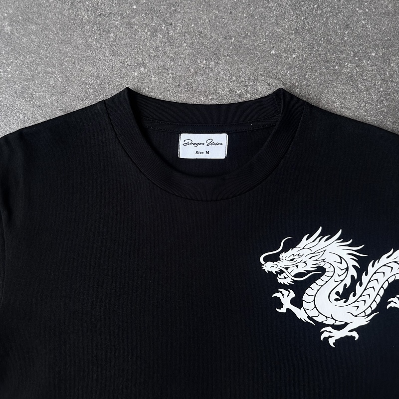 Dragon Soaring Shoulder Span Ls Tee - Black 10