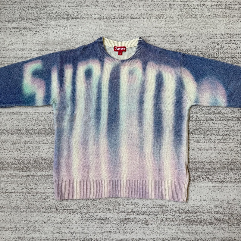 Supreme Blurred Logo Sweater 9