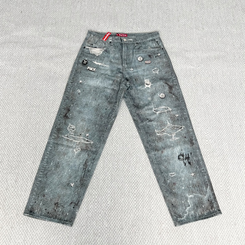 Supreme Hjr Trompe L'oeil Loose Fit Jeans 7