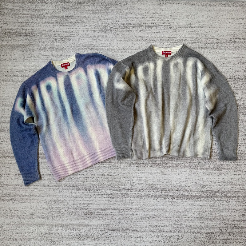 Supreme Blurred Logo Sweater 2