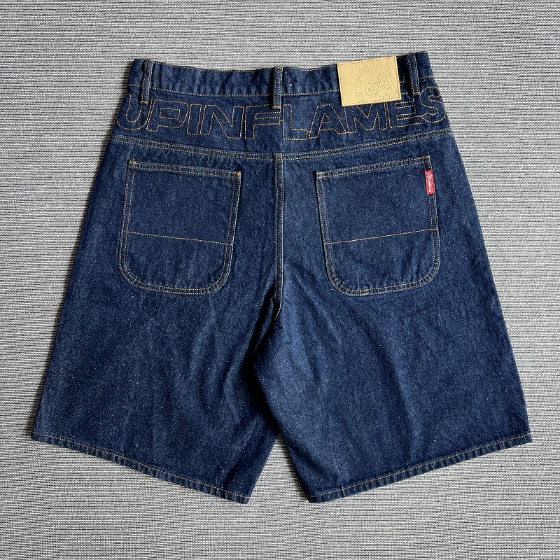 Up Short Logo Jorts - Indigo 4