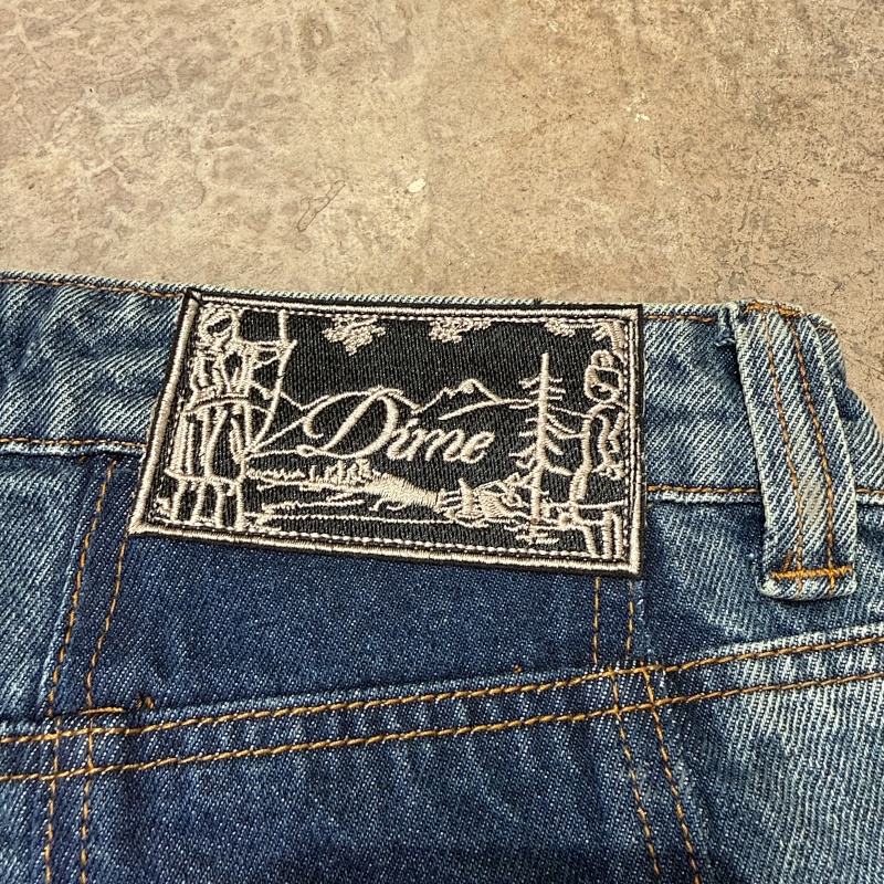 Dime Baggy Denim Jeans Knowtomatic Blue 7