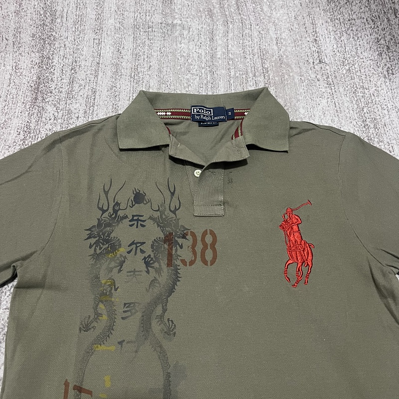 Polo Ralph Lauren Polo Shirt Green Asia Dragon 6